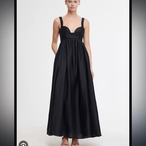 Acler Sandgate Sleeveless A-Line Linen Dress